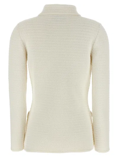 Gucci Cotton Cardigan Sweaters And Cardigans White In Neutral