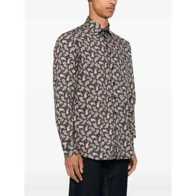 Etro Roma Paisley Print Shirt In Multi