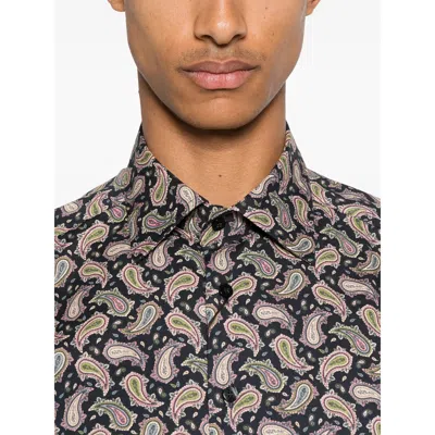 Etro Roma Paisley Print Shirt In Multi