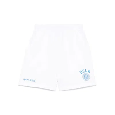 Sporty And Rich Cotton Shorts In White