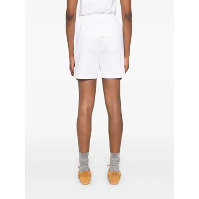 Sporty And Rich Cotton Shorts In White