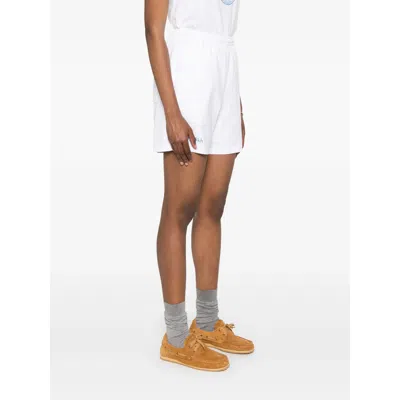 Sporty And Rich Cotton Shorts In White
