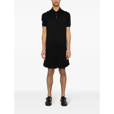 Fileria Cotton Sweaters In Black
