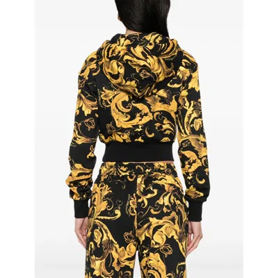 Versace Jeans Couture Cotton Sweatshirts In Multi
