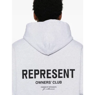 Represent Cotton Sweatshirts In Gray