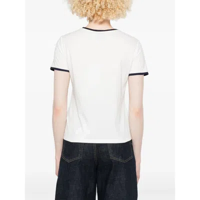 Self-portrait Cotton T Shirts In White