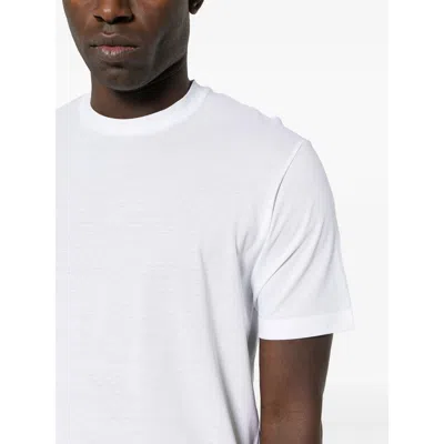 Mazzarelli Cotton T Shirts In White