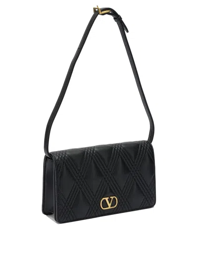 Valentino Quiltie 67 Mini Shoulder Bag In Quilted Nappa