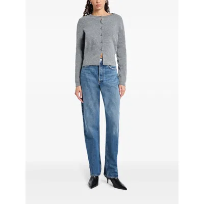 Agolde Denim Straight-leg Jeans In Blue