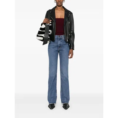 Agolde Denim Straight-leg Jeans In Blue