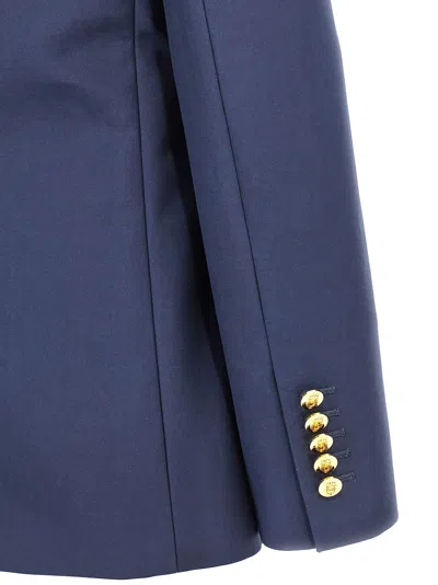 Gucci Double-breasted Blazer Blazers Blue In Blue