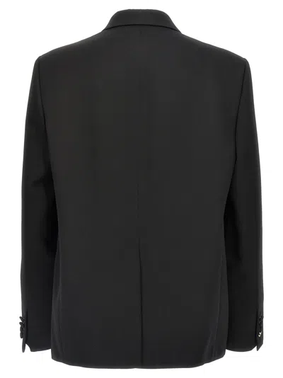 Gucci Double-breasted Dress Suits Black In Black