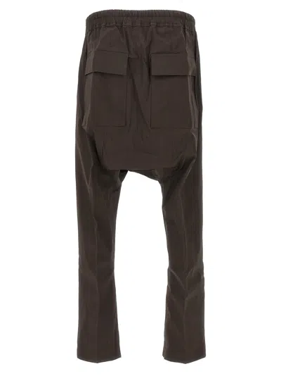 Rick Owens Drawstring Long Pants Brown In Brown