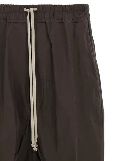 Rick Owens Drawstring Long Pants Brown In Brown