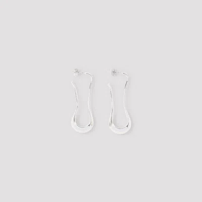 Lemaire Contemporary Curved Drop Earrings