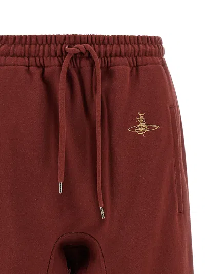 Vivienne Westwood Casual Joggers Featuring Elastic Waistband In Brown