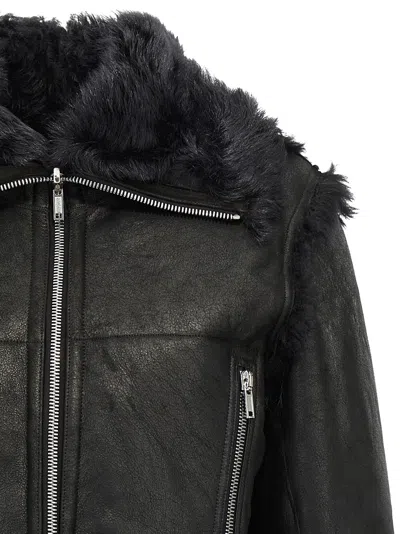 Rick Owens Exploder Zip-front Leather Jacket