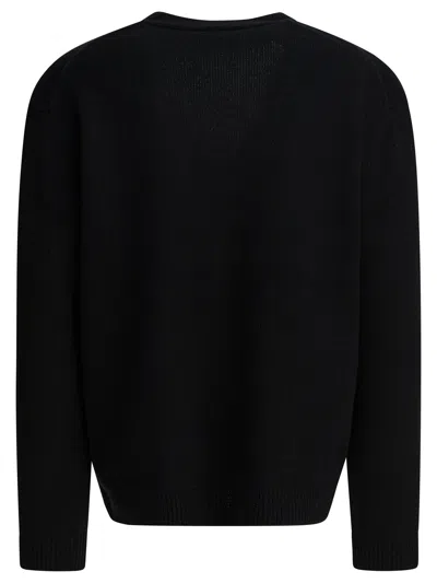 Maison Kitsuné Black Fox Head Cardigan With Buttons Closure In Black