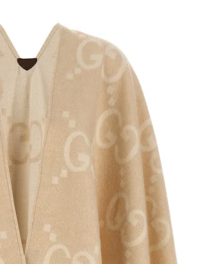 Gucci Gg Capes Beige In Neutral