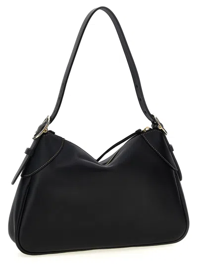 Gucci Gg Emblem Shoulder Bags Black In Neutral