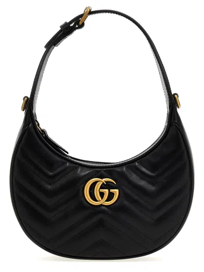 Gucci Gg Marmont 2.0 Shoulder Bags Black In Black