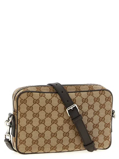 Gucci Gg Small Shoulder Strap Crossbody Bags Brown In Brown