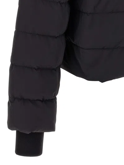 Rick Owens Mens Black Gimp Padded Shell-down Jacket In Black