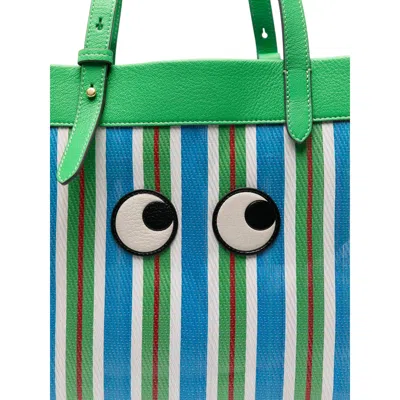 Anya Hindmarch Green  Blue Tote Bags
