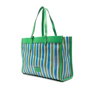 Anya Hindmarch Green  Blue Tote Bags