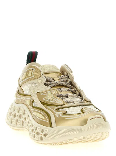 Gucci Chunky Sole Mesh Panel Sneakers In Multi