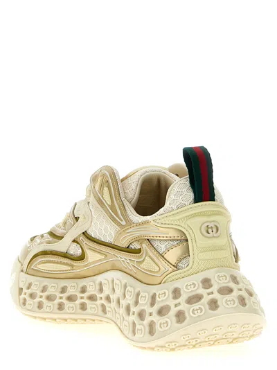 Gucci Chunky Sole Mesh Panel Sneakers In Multi