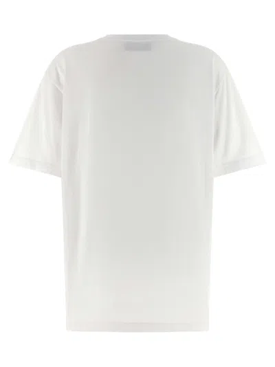 Gucci Women Cotton T-shirt With Print In White
