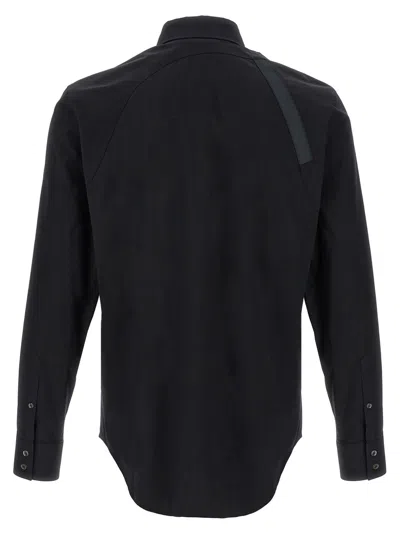 Alexander Mcqueen Harness Shirt And Blouse Black In Black