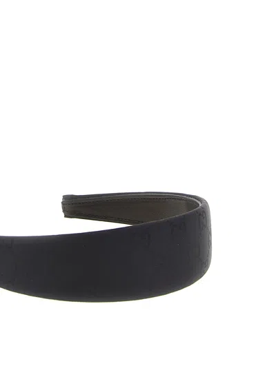 Gucci Headband Gg Hair Accessories Black In Black