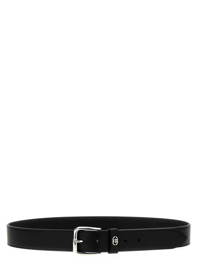 Gucci Incrocio Gg Belt In Black