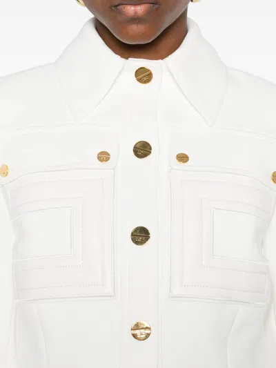 Elisabetta Franchi Jackets Light And Natural In Multi