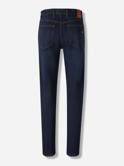 Zegna Five-pocket Straight Jeans In Blue