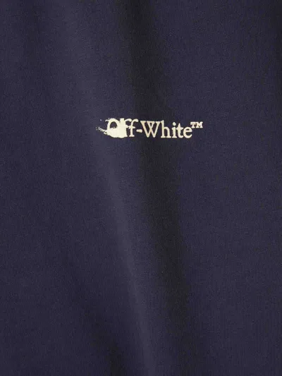 Off-white Graphic Logo T-shirt In Blue
