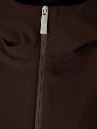 Laminar Technical Hooded Jacket In Brown