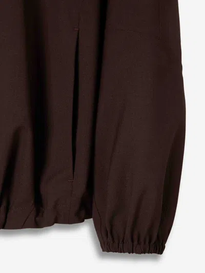 Laminar Technical Hooded Jacket In Brown