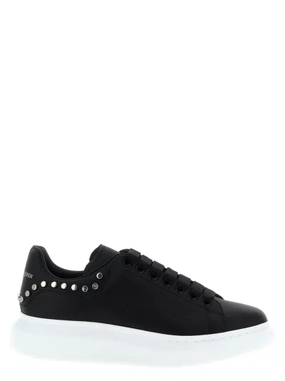 Alexander Mcqueen Studded Oversize Sneakers In Black