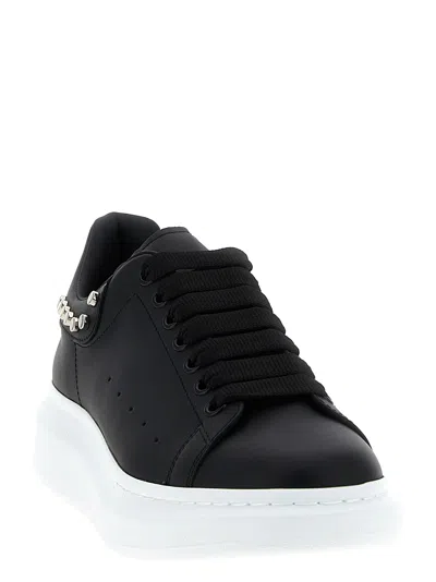 Alexander Mcqueen Studded Oversize Sneakers In Black