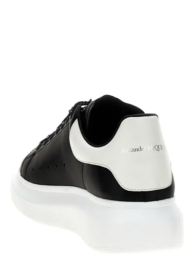 Alexander Mcqueen Larry Leather Sneakers With Logo Detail In Animal Print