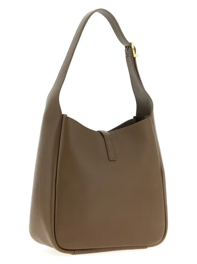 Saint Laurent Le 5 À 7 Shoulder Bags Brown