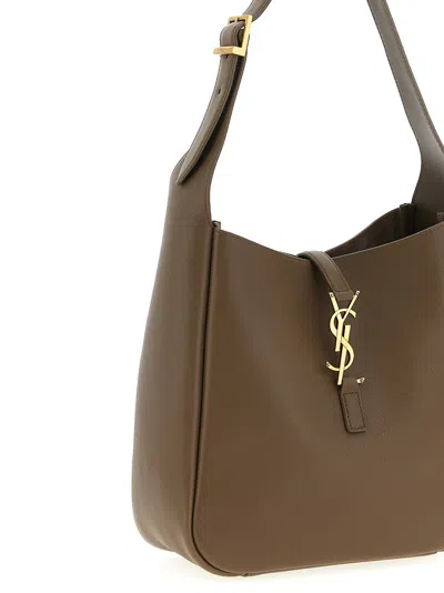 Saint Laurent Le 5 À 7 Shoulder Bags Brown