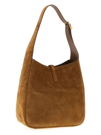 Saint Laurent Le 5 À 7 Shoulder Bags Brown
