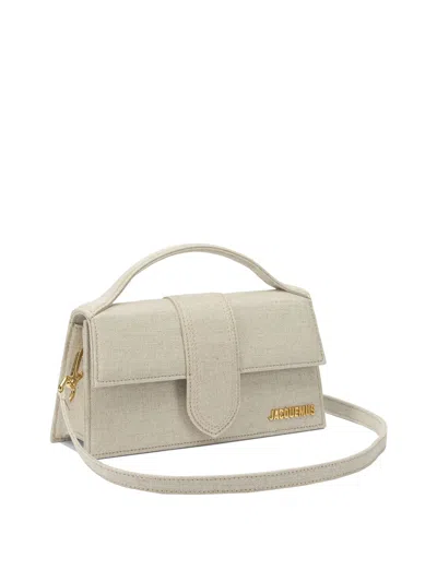 Jacquemus Le Grand Bambino Crossbody Bags Grey In Neutral