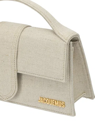 Jacquemus Le Grand Bambino Crossbody Bags Grey In Neutral