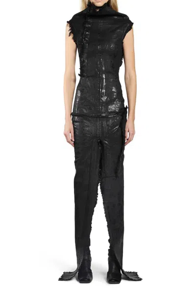 Rick Owens Woman Black Dresses In Black