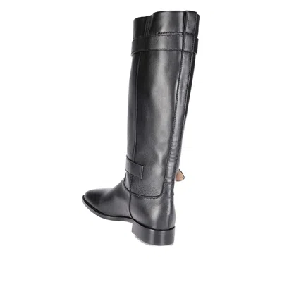 Niccolò Pasqualetti Obliqua Zip Buckle Boots In Black